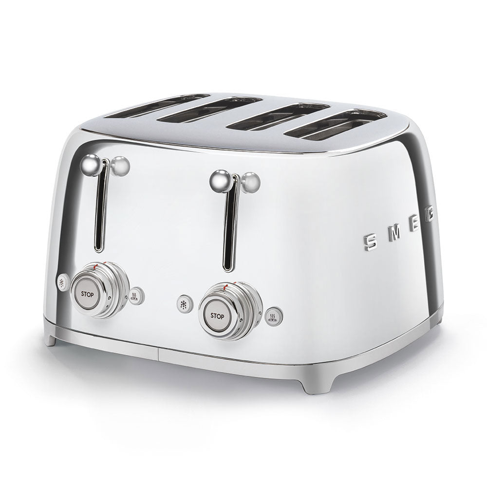 SMEG TOASTER 4X4 50�STYLE CHROME TSF03SSEU