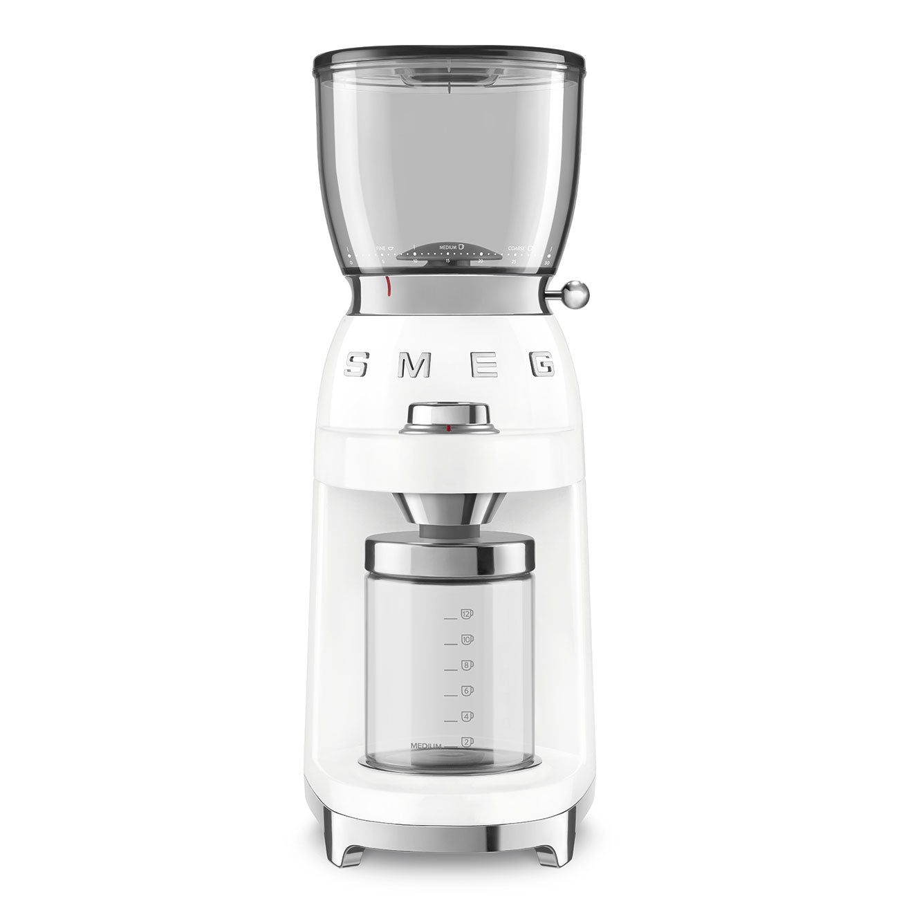 SMEG COFFEE GRINDER 50�STYLE WHITE CGF11WHEU
