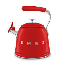SMEG STOVETOP KETTLE 50�STYLE RED WKF01RD