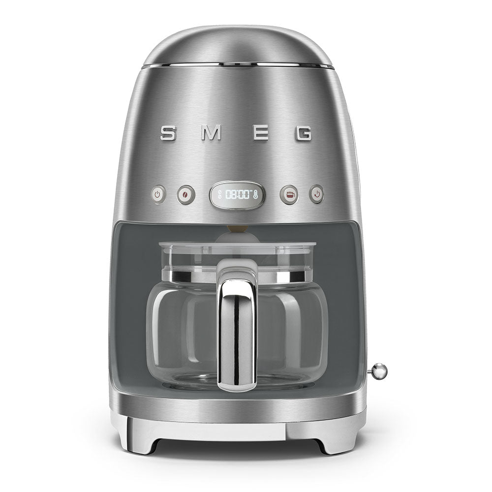 SMEG DRIP COFFEE MAKER 50�STYLE SILVER DCF02SSEU
