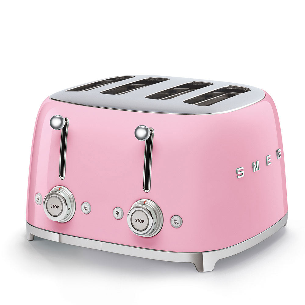 SMEG TOASTER 4X4 50�STYLE PINK TSF03PKEU