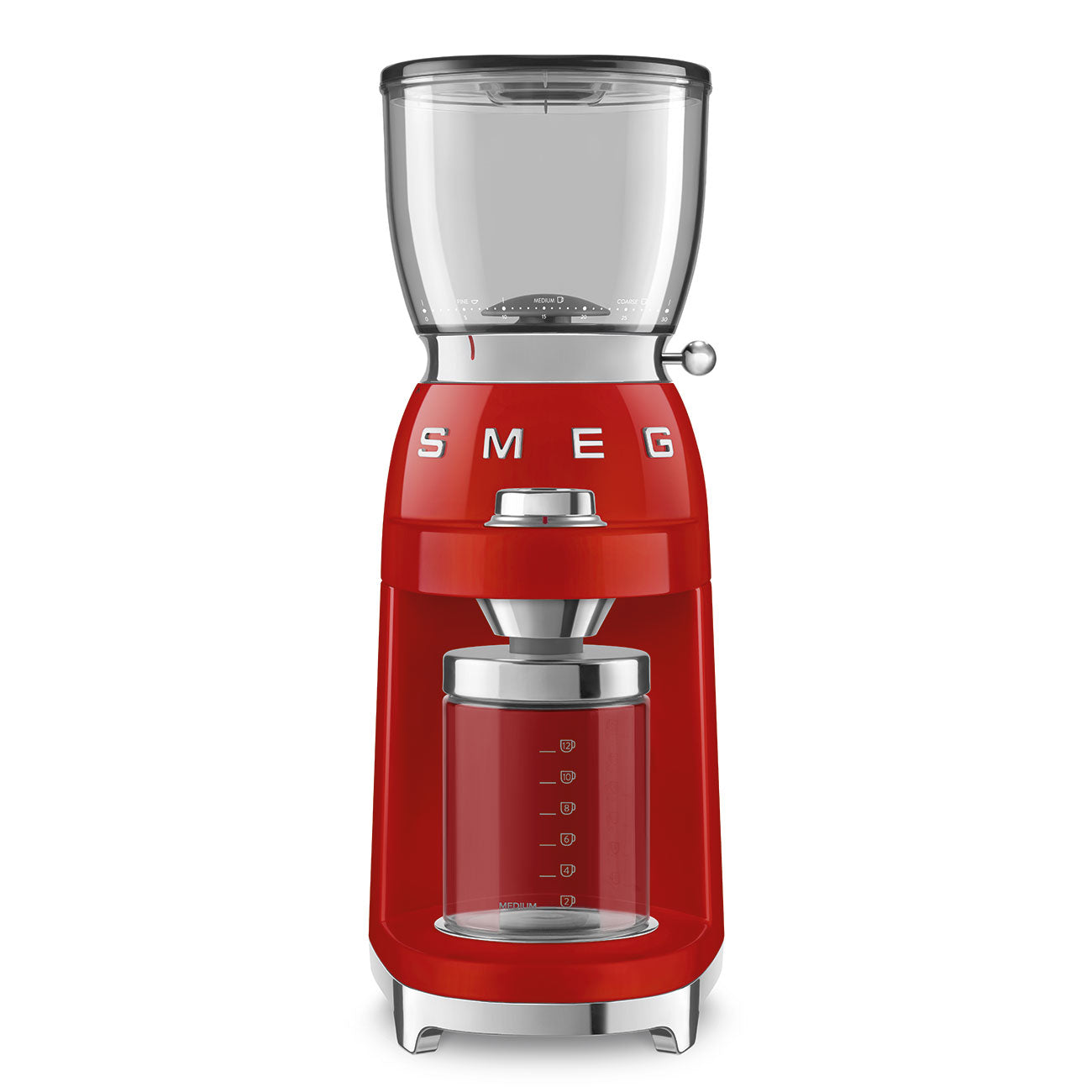 SMEG COFFEE GRINDER 50�STYLE RED CGF11RDEU